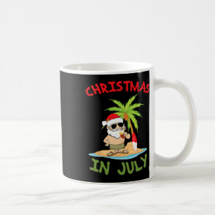 Weihnachten im Juli Lustiges T Shirt Santa Schwanz Kaffeetasse
