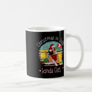 Weihnachten im Juli Mädchen Latina Braunhaariger W Kaffeetasse