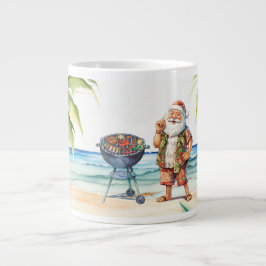 Weihnachten im Juli mit dem Weihnachtsmann am Stra Jumbo-Tasse