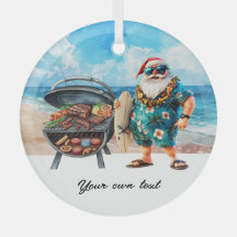 Weihnachten im Juli mit dem Weihnachtsmann am Stra