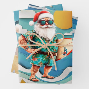 Weihnachten im Juli mit dem WEIHNACHTSMANN Geschenkpapier Set