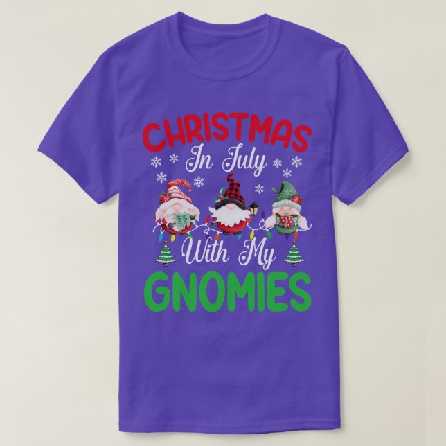 Weihnachten im Juli mit meinen Gnomen lustigen Som T-Shirt (Design vorne)