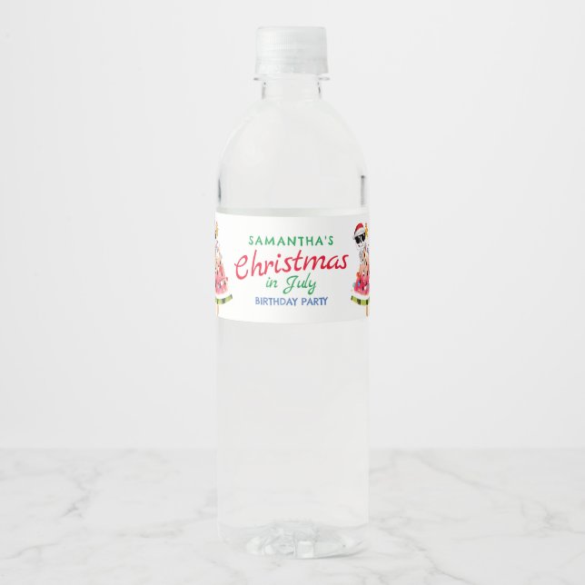 Weihnachten im Juli Naughty oder Nice Kleinkind Ge (Vorderseite)