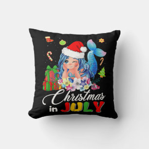 Weihnachten im Juli Niedlich Anime Mermaid Weihnac Kissen