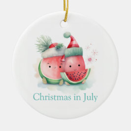 Weihnachten im Juli niedlich Keramik Ornament