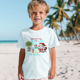 Weihnachten im Juli Niedlicher Weihnachtsname Kind T-Shirt