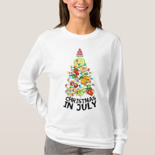 Weihnachten im Juli Obst Weihnachten Bäume Sommer  T-Shirt