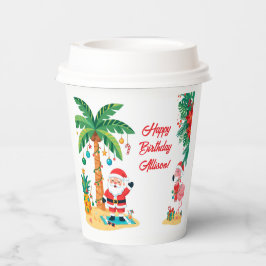 Weihnachten im Juli-Papierbecher Pappbecher