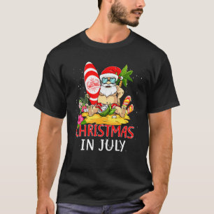 Weihnachten im Juli Party Kostüm Kleidung Santa Su T-Shirt