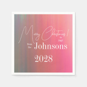 Weihnachten im Juli Party Serviette