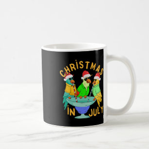 Weihnachten im Juli Poolparty Papagei Vogel Lustig Kaffeetasse