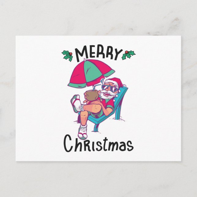 Weihnachten im Juli Postkarte (Vorderseite)