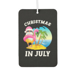 Weihnachten im Juli Santa Flamingo Pool Sommer Autolufterfrischer