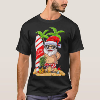 Weihnachten im Juli Santa Hawaiian SurfSummer Su T-Shirt