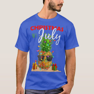 Weihnachten im Juli Shirt Ananas Weihnachten Bäume