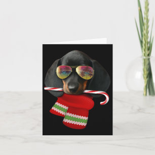 Weihnachten Im Juli Shirt Dackel Sungles Hund Lieb Karte