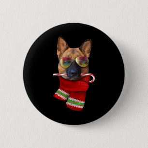 Weihnachten im Juli-Shirt Deutscher Schäferhund Su Button