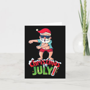 Weihnachten im Juli Shirt Sommerabend Weihnachten Karte