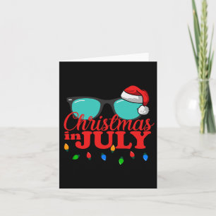 Weihnachten im Juli Shirt Sungles Beach Summer Vac Karte