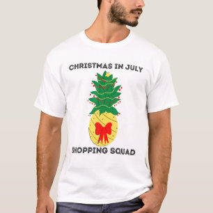 Weihnachten im Juli Shopping Squad Funny Fruit Pin T-Shirt