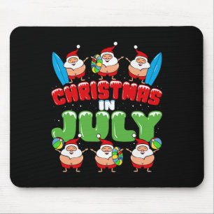 Weihnachten im Juli Sommer Santa Kostüm Xmas Party Mousepad