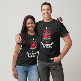 Weihnachten im Juli Sommer Wassermelone Weihnachts T-Shirt