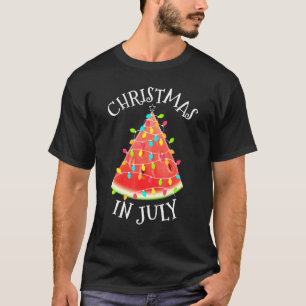 Weihnachten im Juli Sommer Wassermelone Weihnachts T-Shirt