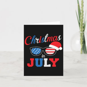 Weihnachten im Juli Sommer Weihnachten Weihnachtsm Karte