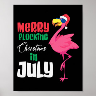 Weihnachten im Juli Sommer Weihnachten Weihnachtsm Poster