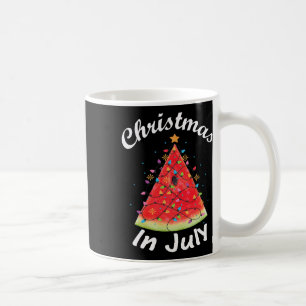 Weihnachten im Juli Sommerdesign Melone Weihnachte Kaffeetasse