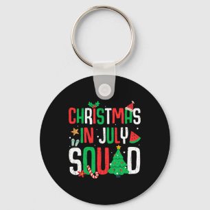Weihnachten im Juli Squad Funny Summer Beach Vacat Schlüsselanhänger