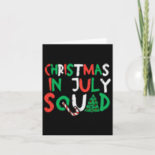 Weihnachten im Juli Squad Funny Summer Xmas Men Wo Karte