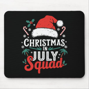 Weihnachten im Juli Squad Shirt Familienurlaub Som Mousepad