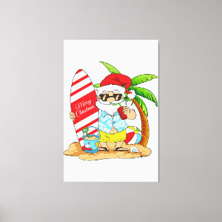 Weihnachten im Juli Squad Shirt Groovy Summer Xmas Leinwanddruck