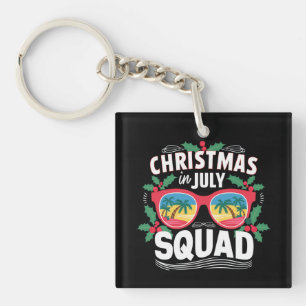 Weihnachten im Juli Squad Sonnenbrille Sommer Stra Schlüsselanhänger