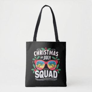 Weihnachten im Juli Squad Sonnenbrille Sommer Stra Tasche