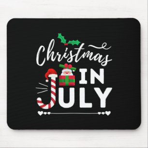 Weihnachten im Juli Strand Sommer Santa Hut Gesche Mousepad