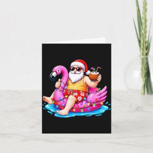 Weihnachten im Juli Strand Sommer Santa Jungen Män Karte