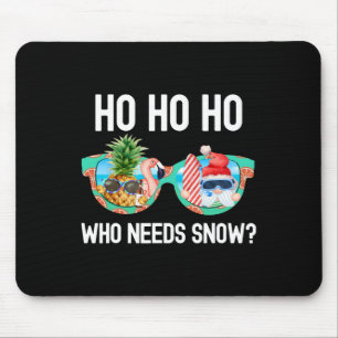Weihnachten im Juli Surfen Lustiger Santa Sommer S Mousepad