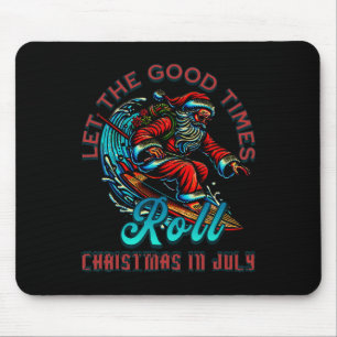 Weihnachten im Juli Surfen Weihnachten Beach Weihn Mousepad