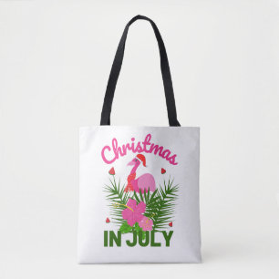 Weihnachten im Juli süßer Sommer Flamingo Tasche