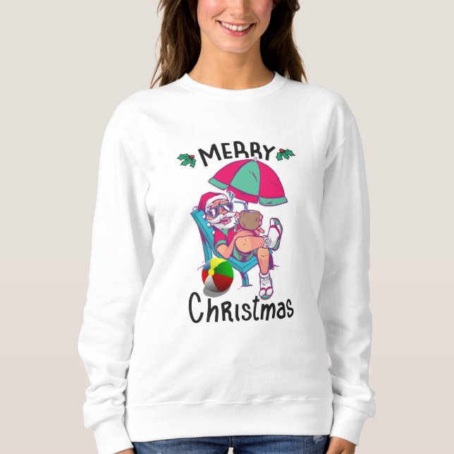 Weihnachten im Juli Sweatshirt (Vorderseite)