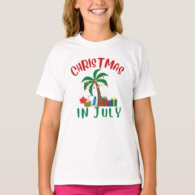 Weihnachten im Juli T-Shirt (Vorderseite)