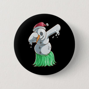 Weihnachten im Juli T-Shirt Dabbing Schneemann Haw Button