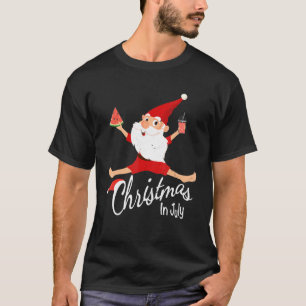 Weihnachten im Juli T-Shirt Santa Sommer Strand Ur