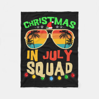 Weihnachten im Juli-Team Lustiger Sommer Xmas Männ Fleecedecke