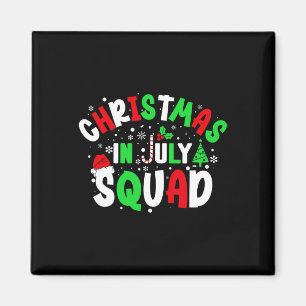 Weihnachten im Juli-Team Lustiges Weihnachten Somm Magnet