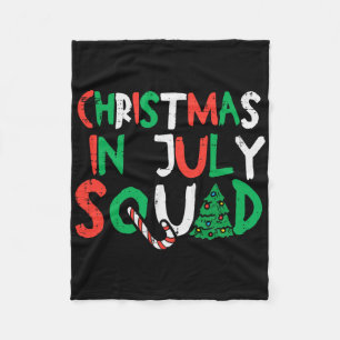 Weihnachten im Juli-Trupp Lustiger Sommer Xmas Män Fleecedecke