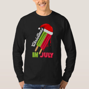 Weihnachten im Juli Wassermelon Ice Pops Spaß Chri T-Shirt