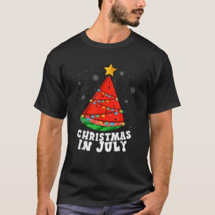 Weihnachten im Juli Wassermelone Tree Sommerurlaub T-Shirt